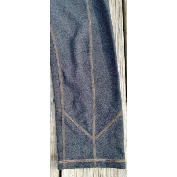 prAna Dark Gray Capri Leggings Women's Size Medium Style #W4PRIS115 - Picture 8 of 8